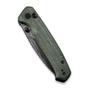 CIVIVI Altus Button Lock And Thumb Stud Knife Micarta Handle (2.97" Damascus Blade) - CIVIVI