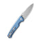 CIVIVI Altus Button Lock Knife Blue Aluminum Handle (2.97" Stonewashed Nitro-V Blade) C20076-6 | CIVIVI