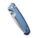 CIVIVI Altus Button Lock Knife Blue Aluminum Handle (2.97" Stonewashed Nitro-V Blade) C20076-6 | CIVIVI