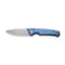 CIVIVI Altus Button Lock Knife Blue Aluminum Handle (2.97" Stonewashed Nitro-V Blade) C20076-6 | CIVIVI