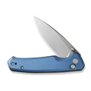 CIVIVI Altus Button Lock Knife Blue Aluminum Handle (2.97" Stonewashed Nitro-V Blade) C20076-6 | CIVIVI