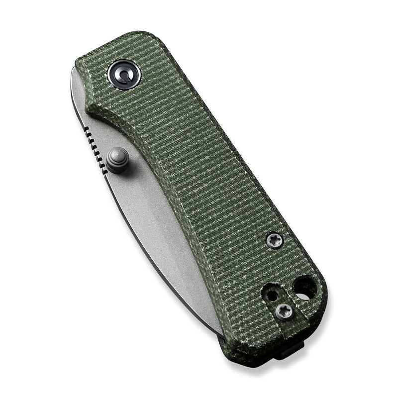 CIVIVI Baby Banter Thumb Stud Knife Micarta Handle (2.34" Nitro-V Blade) - CIVIVI