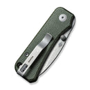 CIVIVI Baby Banter Thumb Stud Knife Micarta Handle (2.34" Nitro-V Blade) - CIVIVI