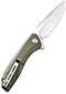 CIVIVI Baklash Flipper Knife G10 Handle (3.5" 9Cr18MoV Blade) C801A - CIVIVI