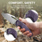 CIVIVI BullTusk Flipper & Thumb Hole Knife Purple Canvas Micarta Handle (3.48" Satin Finished 14C28N Blade) C23017-3