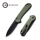 CIVIVI Button Lock Elementum II Pocket Knife G10 Handle (2.96" Nitro-V Blade) C18062P-3