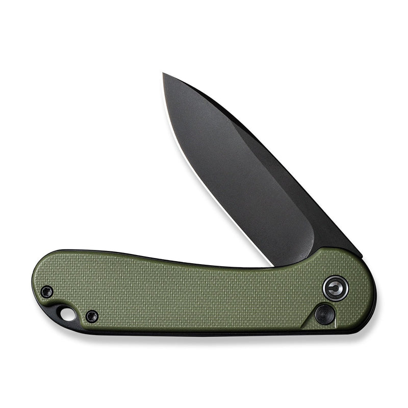 CIVIVI Button Lock Elementum II Pocket Knife G10 Handle (2.96" Nitro-V Blade) C18062P-3