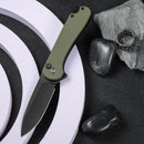 CIVIVI Button Lock Elementum II Pocket Knife G10 Handle (2.96" Nitro-V Blade) C18062P-3