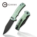 CIVIVI Cogent Flipper And Button Lock Knife G10 Handle (3.47" 14C28N Blade) C20038D-3