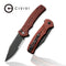 CIVIVI Cogent Flipper And Button Lock Knife G10 Handle (3.47" 14C28N Blade) C20038E-2