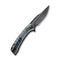 CIVIVI Dogma Flipper Knife G10 And Carbon Fiber Handle (3.46" Damascus Blade) C2014DS-1