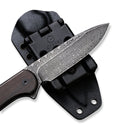 CIVIVI Elementum Fixed Blade Knife Wood Handle (3.98" Damascus Blade) C2105-DS1