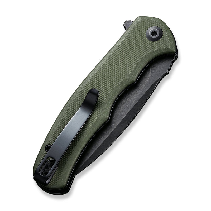 CIVIVI Mini Praxis Flipper Knife G10 Handle (2.98" D2 Blade) C18026C-1