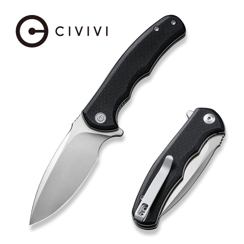 CIVIVI Mini Praxis Flipper Knife G10 Handle (2.98" D2 Blade) C18026C-2