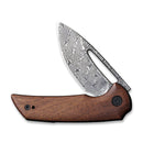 CIVIVI Odium Flipper Knife Wood Handle (2.65" Damascus Blade) C2010DS-1