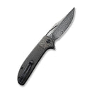 CIVIVI Ortis Flipper Knife Carbon Fiber Handle (3.25" Damascus Blade) C2013DS-1