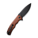 CIVIVI Praxis Flipper Knife Wood Handle (3.75" 9Cr18MoV Blade) C803H