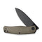 CIVIVI Sokoke Front Flipper & Thumb Stud Knife Micarta Handle (3.35" 14C28N Blade) C22007-2