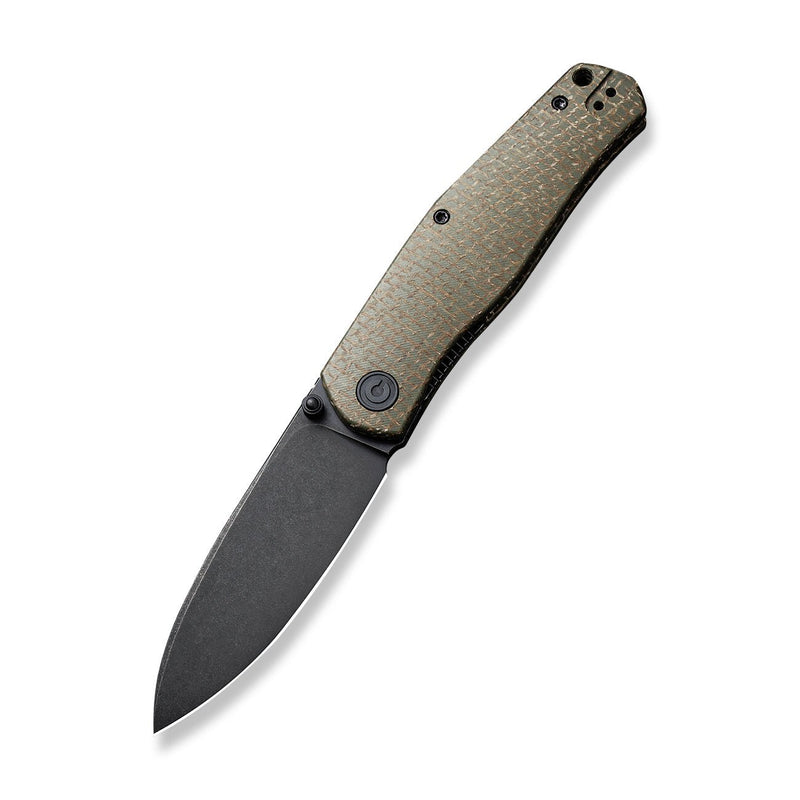 CIVIVI Sokoke Front Flipper & Thumb Stud Knife Micarta Handle (3.35" 14C28N Blade) C22007-2