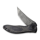 CIVIVI Synergy3 Flipper Knife G10 With Carbon Fiber Handle (3.24" Damascus Blade) C20075B-DS1