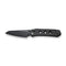 CIVIVI Vision FG Thumb Stud Knife Black G10 Handle (3.54" Black Nitro-V Blade) C22036-1