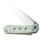 CIVIVI Vision FG Thumb Stud Knife Natural G10 Handle (3.54" Satin Finished Nitro-V Blade) C22036-2