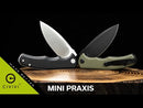 CIVIVI Mini Praxis Flipper Knife G10 Handle (2.98" D2 Blade) C18026C-1, With No Free Gift